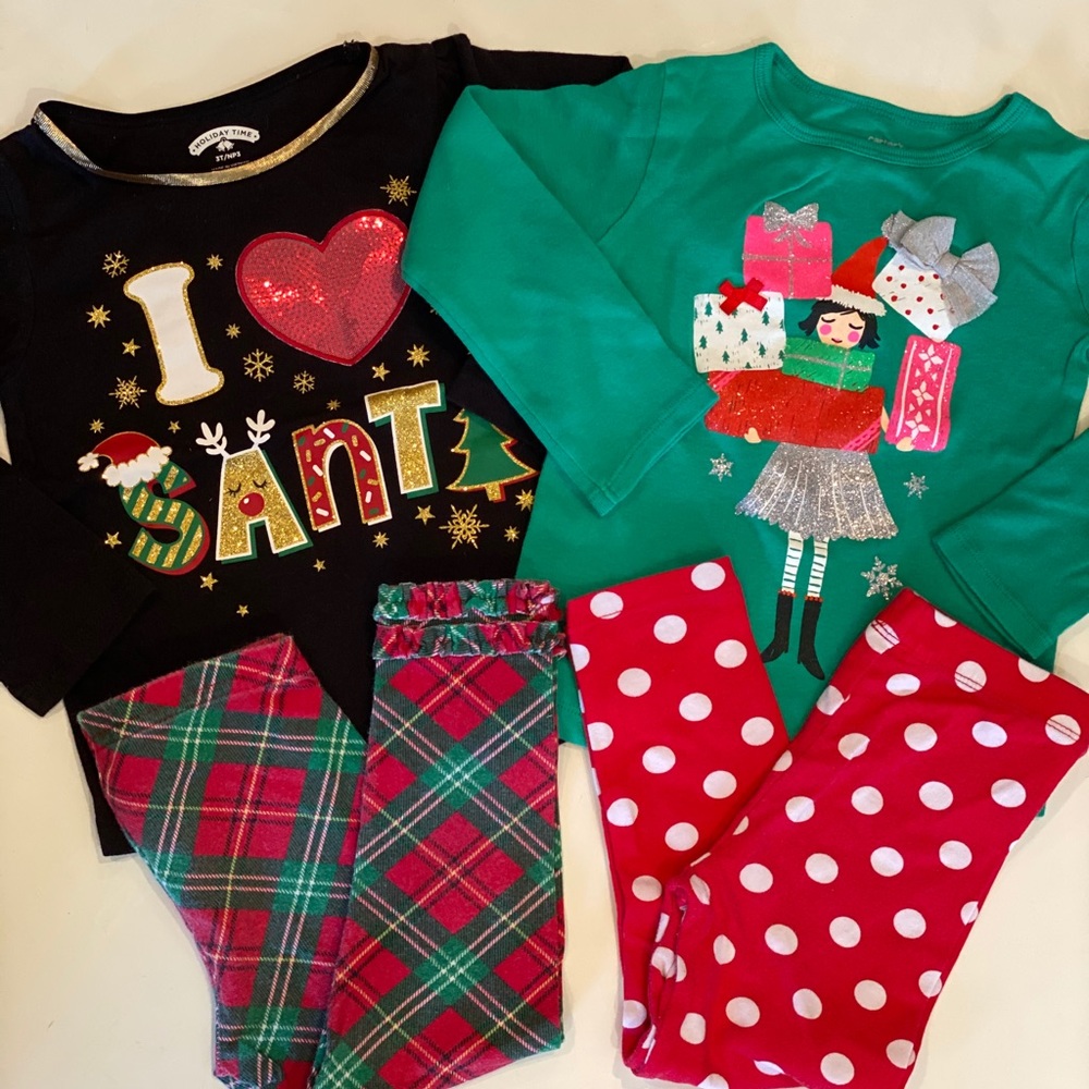 GUC 3T HOLIDAY PAJAMA BUNDLE